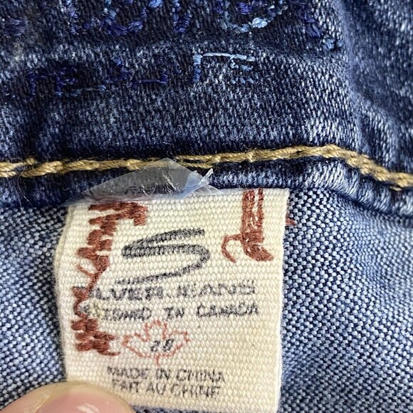 Silver Pioneer Bootcut Jeans Women's 30x30* Flare Blue Flap Pocket Denim Y2K‎ - Picture 9 of 16